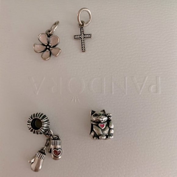 Pandora charms set of 4 - Picture 1 of 2
